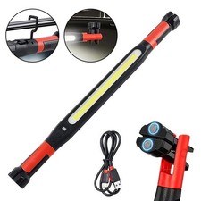 Image of LED Magnetic Underhood Work Light Car Repair Torch Cordless Rechargeable w/Hook
