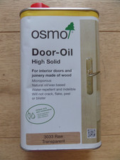 Osmo 3033 Door Oil - Raw Transparent - 1 Litre New & Sealed