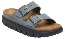 Birkenstock Arizona Chunky Suede Leather Basalt Gray/Black EU 36 - 41