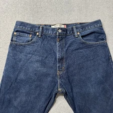 Levis 517 Jeans Mens 38x32 Blue Denim Faded Bootcut Western Rodeo Cowboy Adult