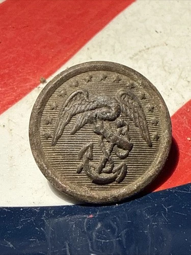 Dug Post Civil War 💥 🇺🇸 💣 Marine Coat Button Ph La
