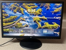 HP 24UH 24" Backlit Monitor. Full HD 1920 x 1080 with pwr cable  Stand-Tested
