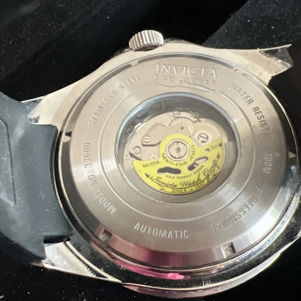 Reloj de cuarzo para hombre Invicta Mega Pro Diver 60 mm GRANDE esfera blanca Lume 48030 Foto 2 de 2