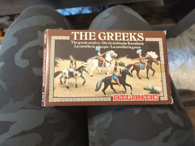 #ad Atlantic Italy 1 72 Greek Cavalry 1807 Set New Mint in Box Vintage Model Kit $26.99