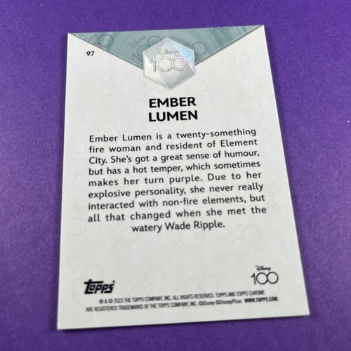 Topps Chrome Disney 2024 Ember Lumen 97 Card Trading Card TCG - Picture 3 of 8