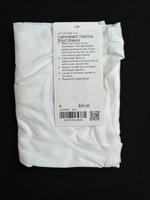 lululemon Lightweight Training Short-Sleeve Shirt White Size 6. NWT
