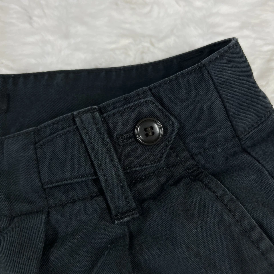 Pantalón Madewell The Harlow Pierna Ancha Mujer 6 Negro Lyocell Lino Carrera Minimalista Foto 4 de 4