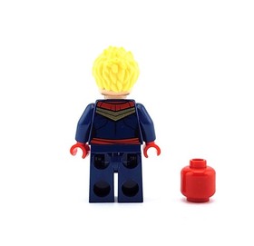 LEGO Marvel CAPTAIN MARVEL sh0226 Minifig Red Sash 76049 Avenjet Space Mission