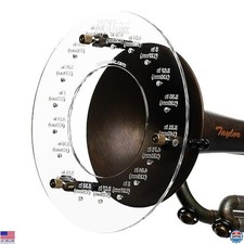 KGU Music Trumpet Sound Reflector Deflector Mirror Acrylic Acoustic Shield Clear