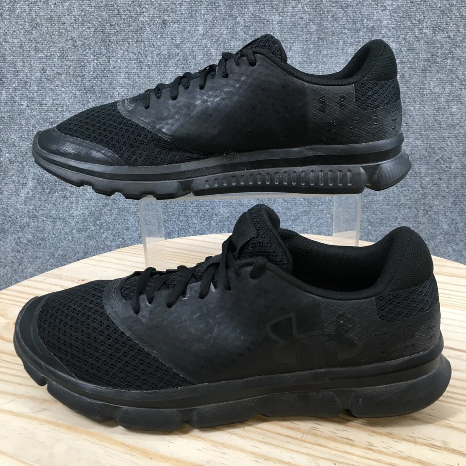 Under Armour Sneakers Mens 12 Micro G Speed Swift 2 Running Black 1285683-005 - Image 2 of 4