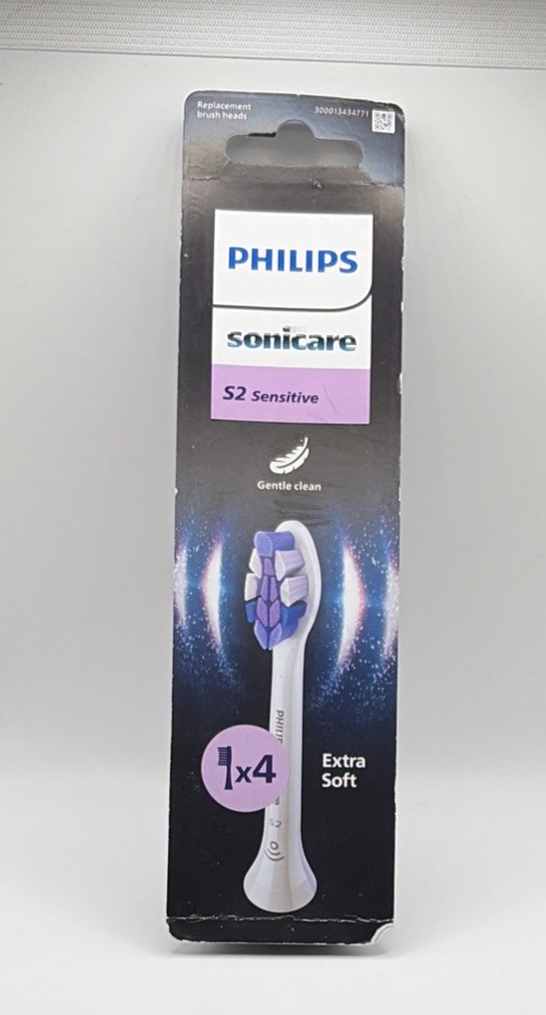 Philips Sonicare S2 Sensitive, Genuine Replacement Toothbrush Heads,White X 4 UC