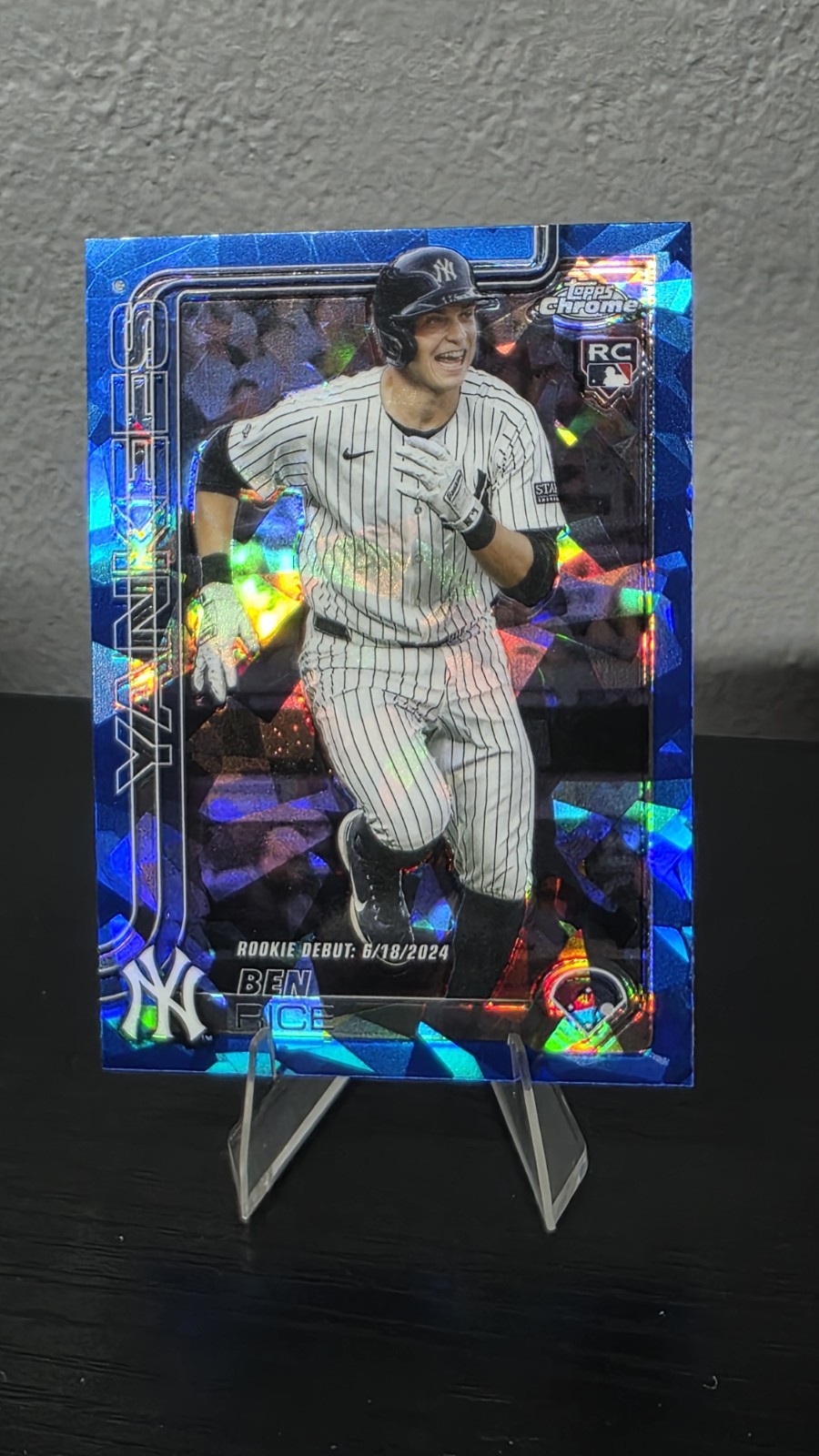 2025 Topps Chrome Sapphire Update - Ben Rice Rookie Card (RC) #USC138 Yankees