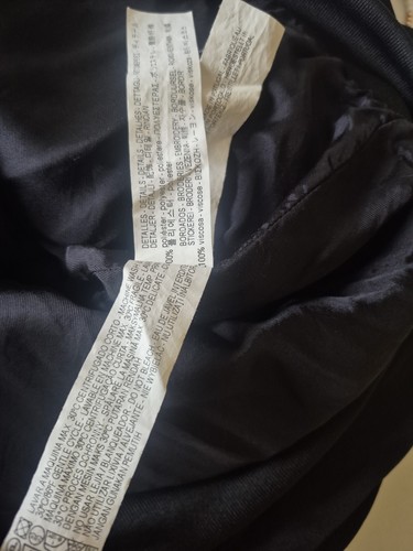 Zara Women Black Asian Cherry Blossom Embroidered Satin Bomber Jacket Size M - Picture 18 of 24
