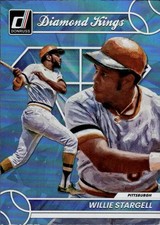 2023 Donruss Willie Stargell #12 Holo Carolina Blue Pittsburgh Pirates 3B