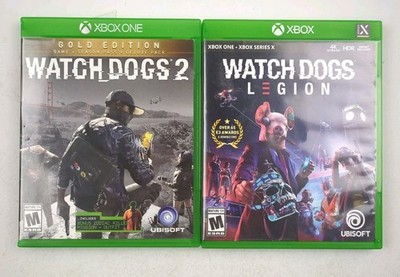 Watch Dogs 2 Gold Edition + Watch Dogs Legion Xbox One 2 Game Bundle Lot CIB