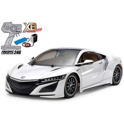 Tamiya 57899 XB NSX TT-02 1/10 Electric RC Car Kit Honda NSX Pearl White RC Mode