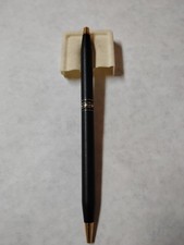 Vintage Cross Classic Matte Black Ladies Ballpoint Pen Works L1