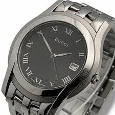 Gucci Men's Analog Quartz Wristwatch 5500M Working