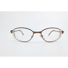 AOSafety Duster Z87-2 Eyeglass Frames Copper Bronze Oval Metal 130mm
