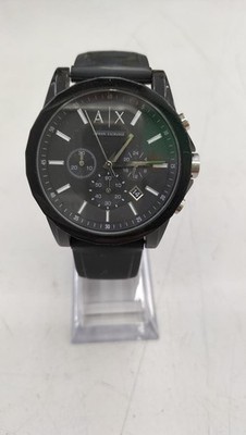 Armani Exchange AX1326 Men's Quartz Chronograph Stainless Steel Black Band