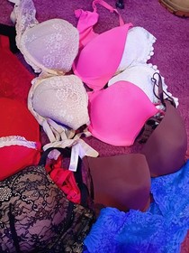 PINK Lace Lingerie Mixed Lot Bras (Victoria Secret, No Boundaries, Etc.) Sz 36C