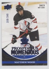 2023 Team Canada Juniors Prospectus Momentous Electric Blue Matthew Wood 01mr