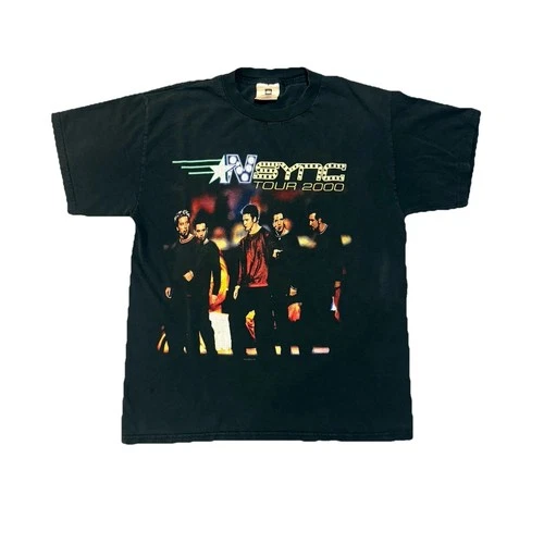 VTG Nsync 2000 Y2K Tour Music T-Shirt Sz M winterland Tag Do 2000s vintage concert t-shirt, vintage, single stitch, B+ condition