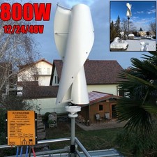 800w Vertical Wind Turbine Generator 12v 24v 48v Home Farm Windmill Kit Us Ship 800w Vertical Wind Turbine Generator 12v 24v 48v Home Farm Windmill Kit Us Ship