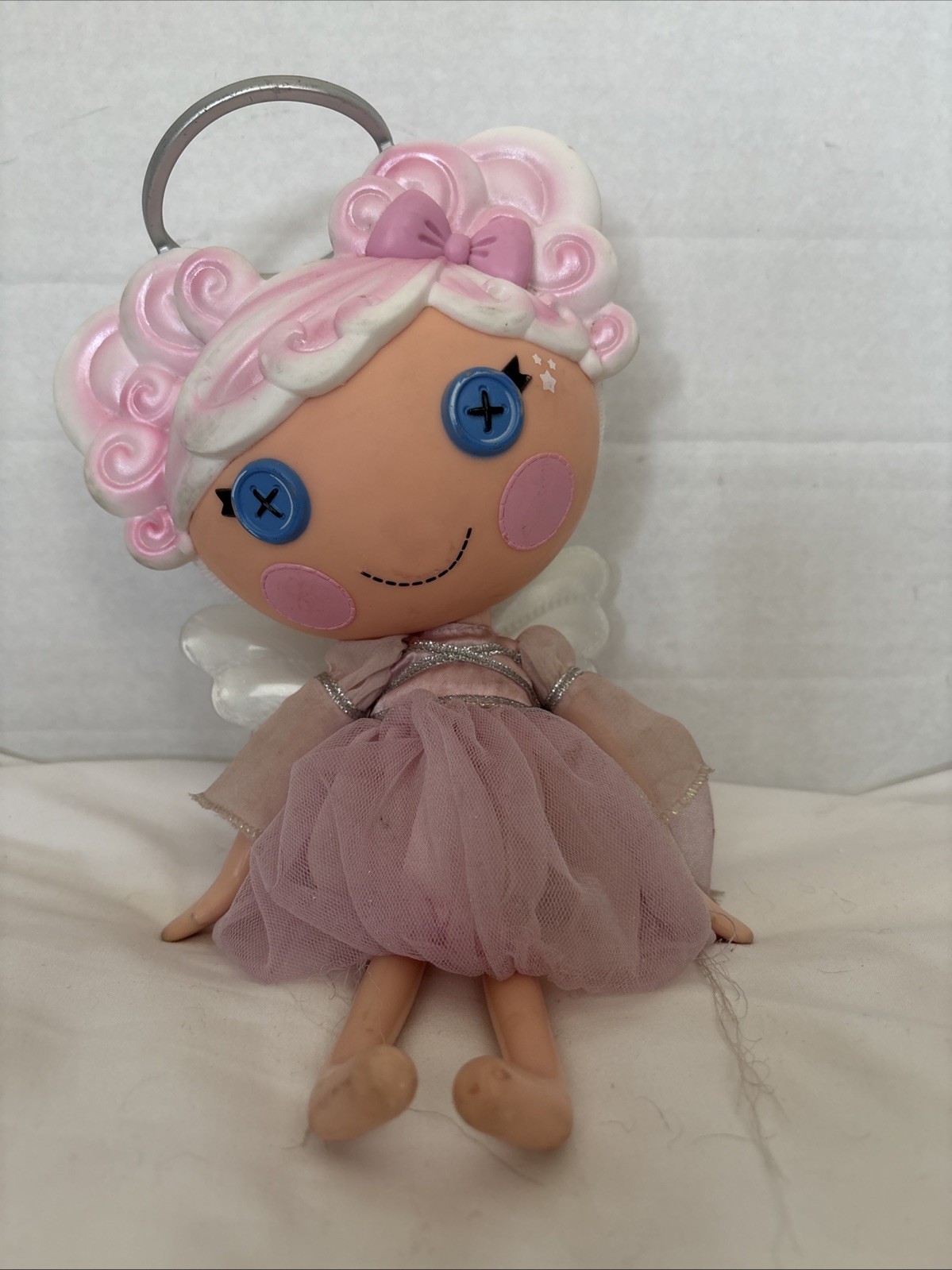 Lalaloopsy Cloud E Sky Doll w Wings and Halo Pink Dress  2012 Full Size 12