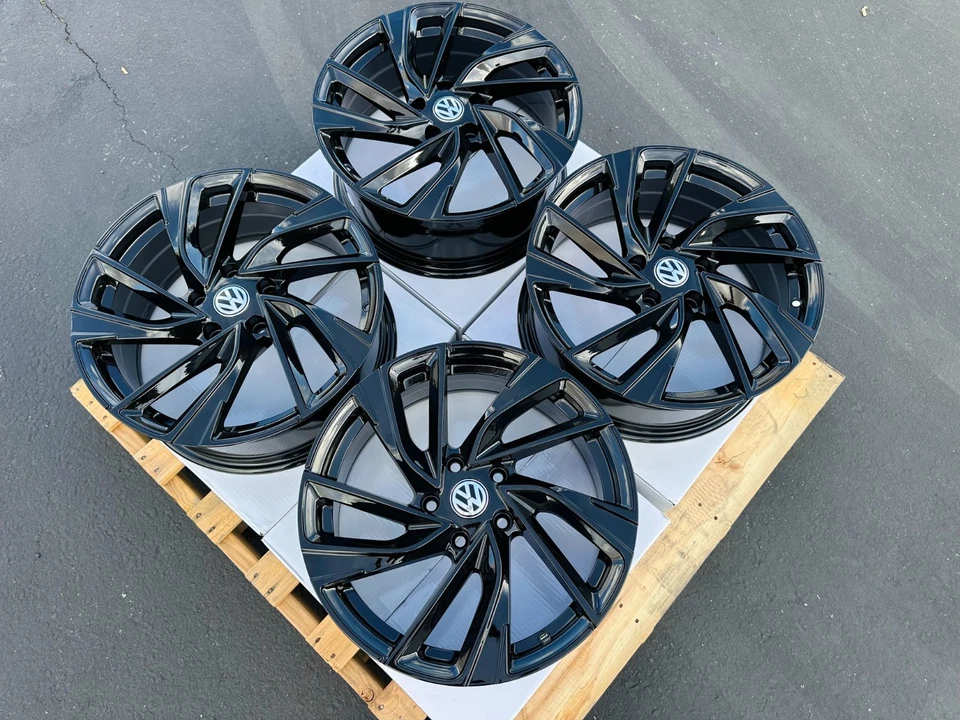 4 NEW 17" Rims VW Wheels Fits: 2010-2025 Volkswagen Golf AllTrack Sportwagen - Imagem 4 de 4