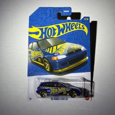 2025 Hot Wheels '92 Honda Civic EG 58th Anniversary 2/6 Gold/Blue