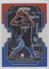 2021-22 Panini Prizm Red White & Blue Prizm Moses Brown #173 4nl