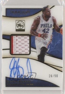 2019-20 Panini Immaculate Patch 26/50 Elton Brand #PA-EBR Patch Auto s3g