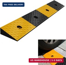 2'' Rise Rubber Curb Ramp 22000lbs Heavy Duty Loading Threshold Ramp 10