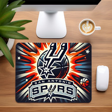 San Antonio Spurs Custom Non-Slip Neoprene Mouse Pad Home Office