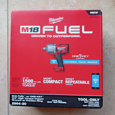 MILWAUKEE 2864-20 18V 3/4" HIGH TORQUE IMPACT WRENCH M18 FUEL 1-KEY BARE TOOLS