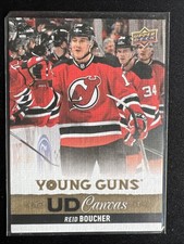 2013-14 UPPER DECK #C235 REID BOUCHER YOUNG GUNS CANVAS ROOKIE RC NJ DEVILS