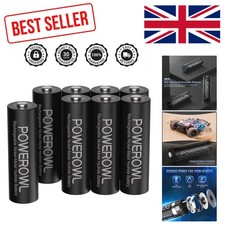 High Capacity 2800mAh NiMH AA Rechargeable Batteries - 8 Pack with 1200 Cycles 2.00 per battery