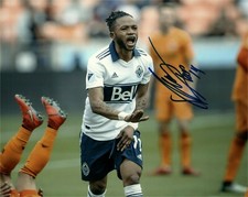 Vancouver Whitecaps Lass Bangoura Autographed Signed 8x10 MLS Photo COA #1