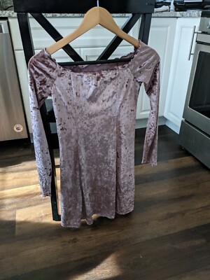 hollister blue velvet dress Vintage 90s Hollister Women's XS Floral