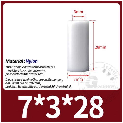 White Nylon Standoff Plastic Spacers Washers M3 | M4 | M5 | M6 | M8 | M10 | M12 - Picture 54 of 234