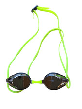 ARENA TRACKS JUNIOR MIRROR SWIMMING GOGGLES FLUO YELLOW & BLACK