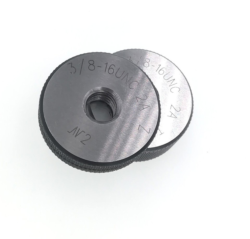 UN Thread Ring Gage 3/8-16 UNC 3/8-24 UNF 3/8-32 UNEF 2A GO NOGO Ring ...