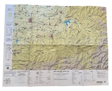 NIMA U.S. Military Joint Operations Graphic JOG AIR Map of ANDIZHAN, USSR RUSSIA