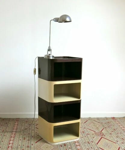 Meubles de rangement du XXe siècle marrons en plastique