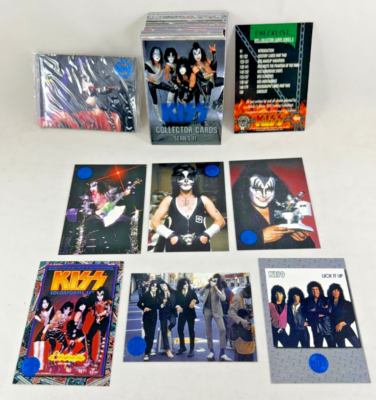 KISS TRADING CARDS SERIES 2 CORNERSTONE 1998 BLUE FOIL Complete