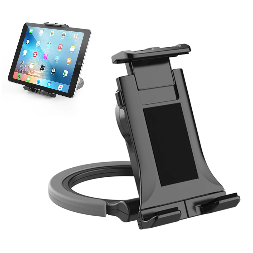 2 in1 Wall Mount Tablet Holder Bracket Desktop Kitchen Stand For iPad 4.7" - 11" - Image 3 of 4