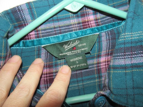 Woolrich Women's Multicolor Plaid Flannel Button Front Shirt Dress Size S - 第 5/8 張圖片