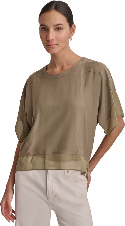 DKNY Chiffon Top and Skirt Set image 2