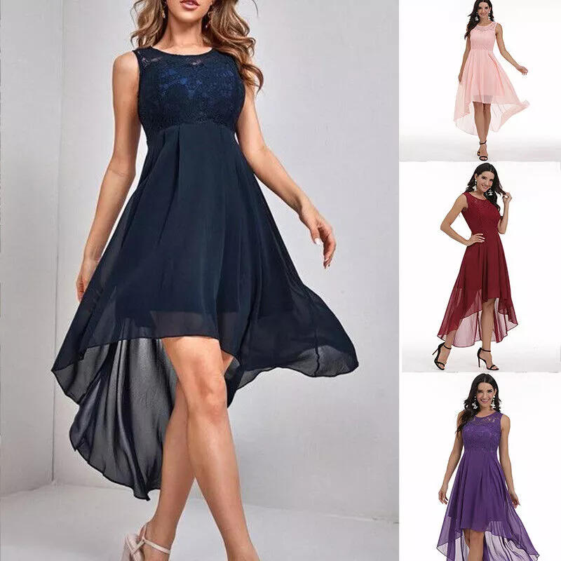 2022 New Sweet grace Petite Billie Fashion Blossom Lace Hanky Hem Midi Dress